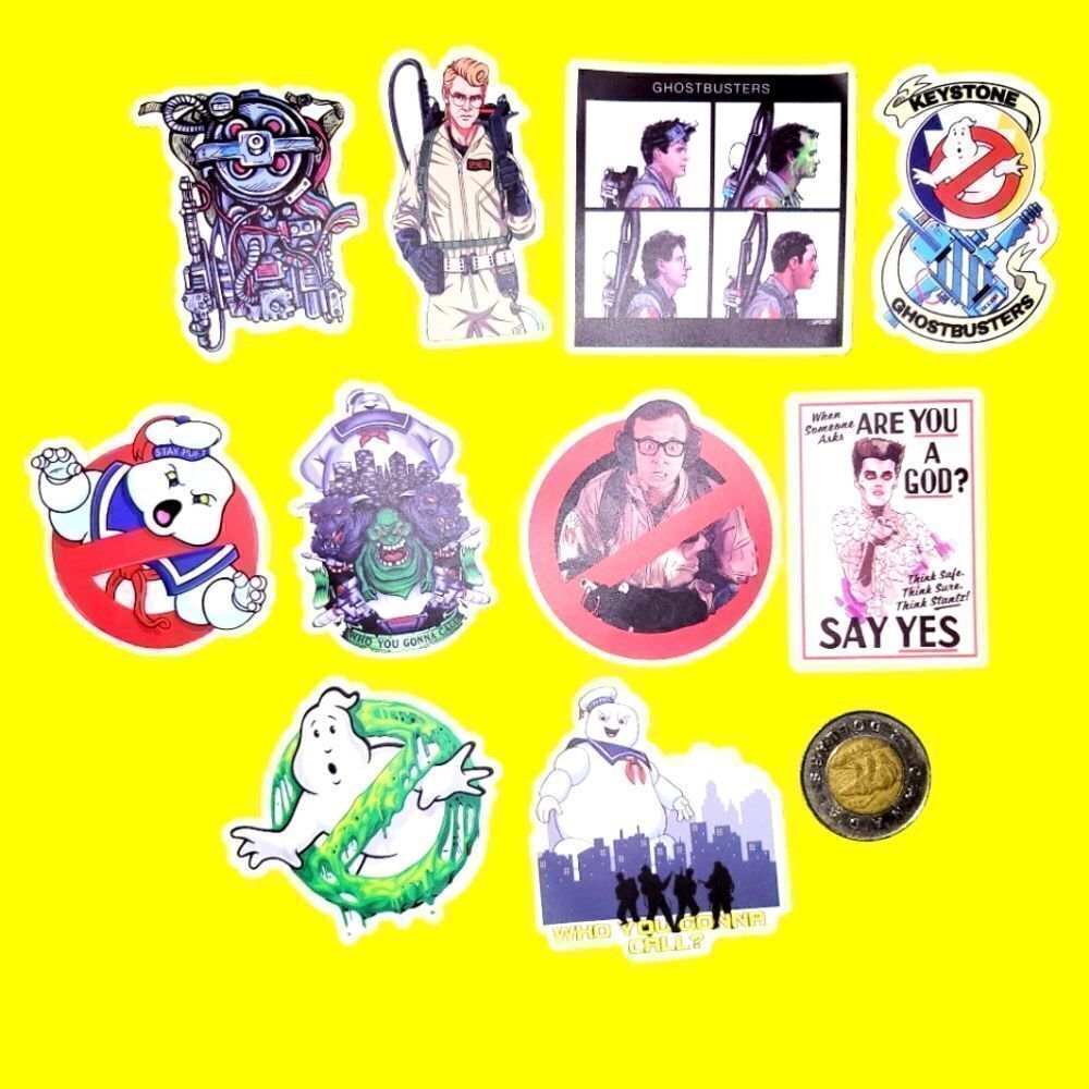 3/$20 Brand New 10x Waterproof Ghostbusters stickers